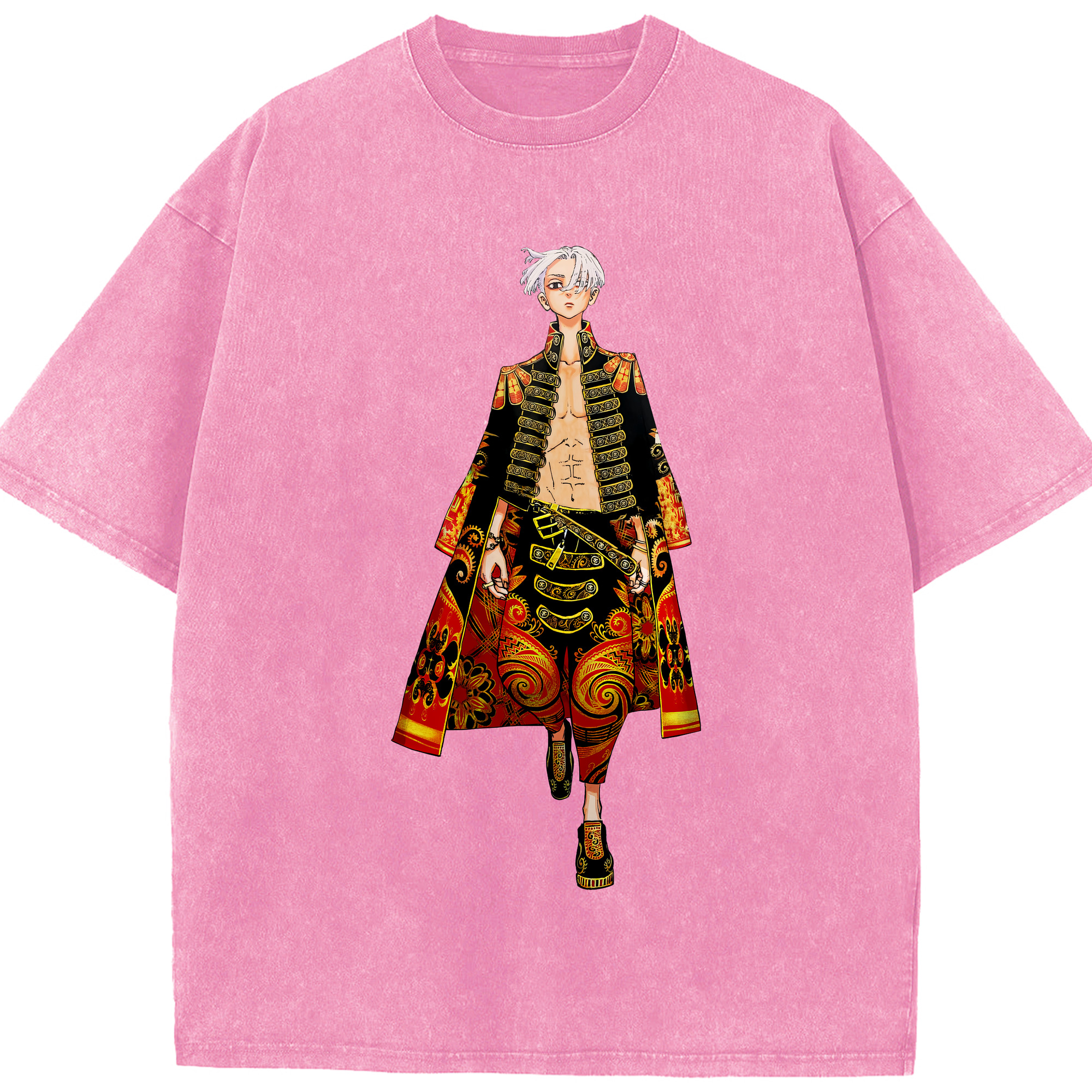 （画像用） 東京リベンジャーズ Tokyo Revengers 綿100% ヴィンテージ風 半袖Tシャツ（フロントプリント）